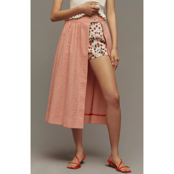 EUC Anthropologie Maeve Skort Set - Size 6 - Picture 3 of 5